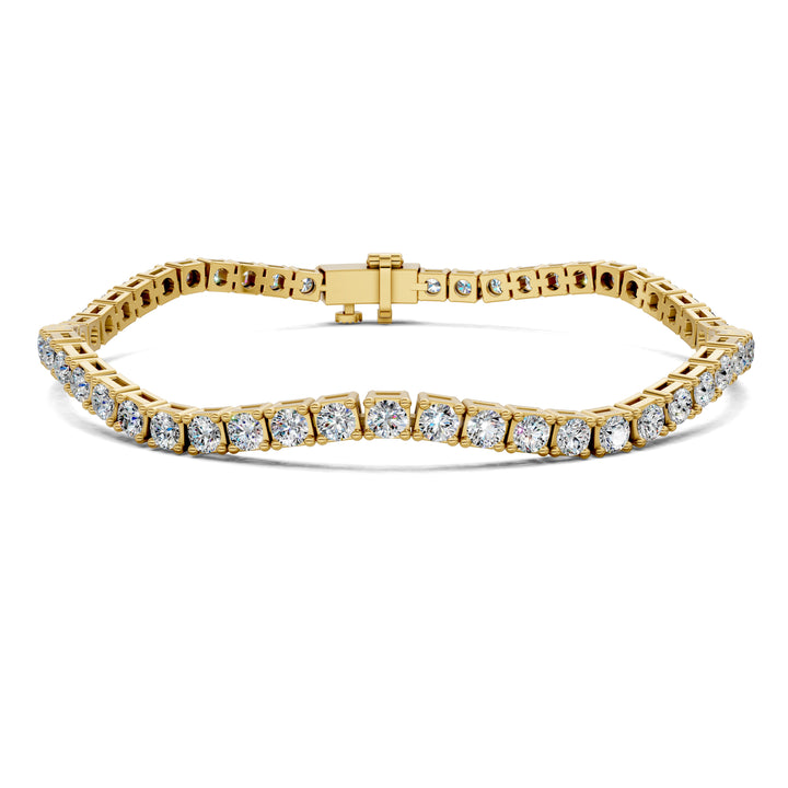 Wave Tennis Bracelet (5 TCW)