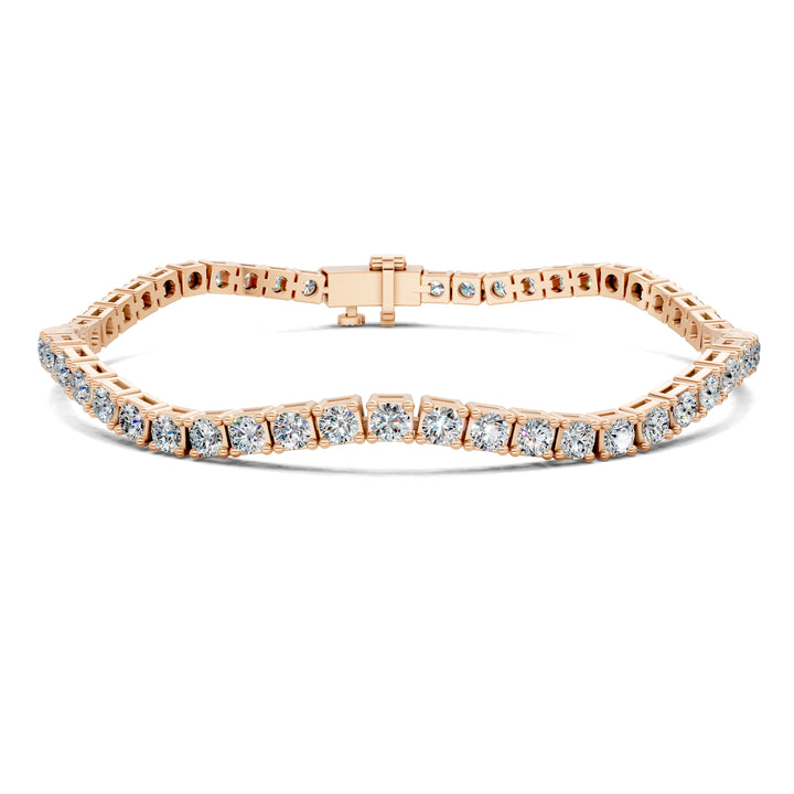 Wave Tennis Bracelet (5 TCW)