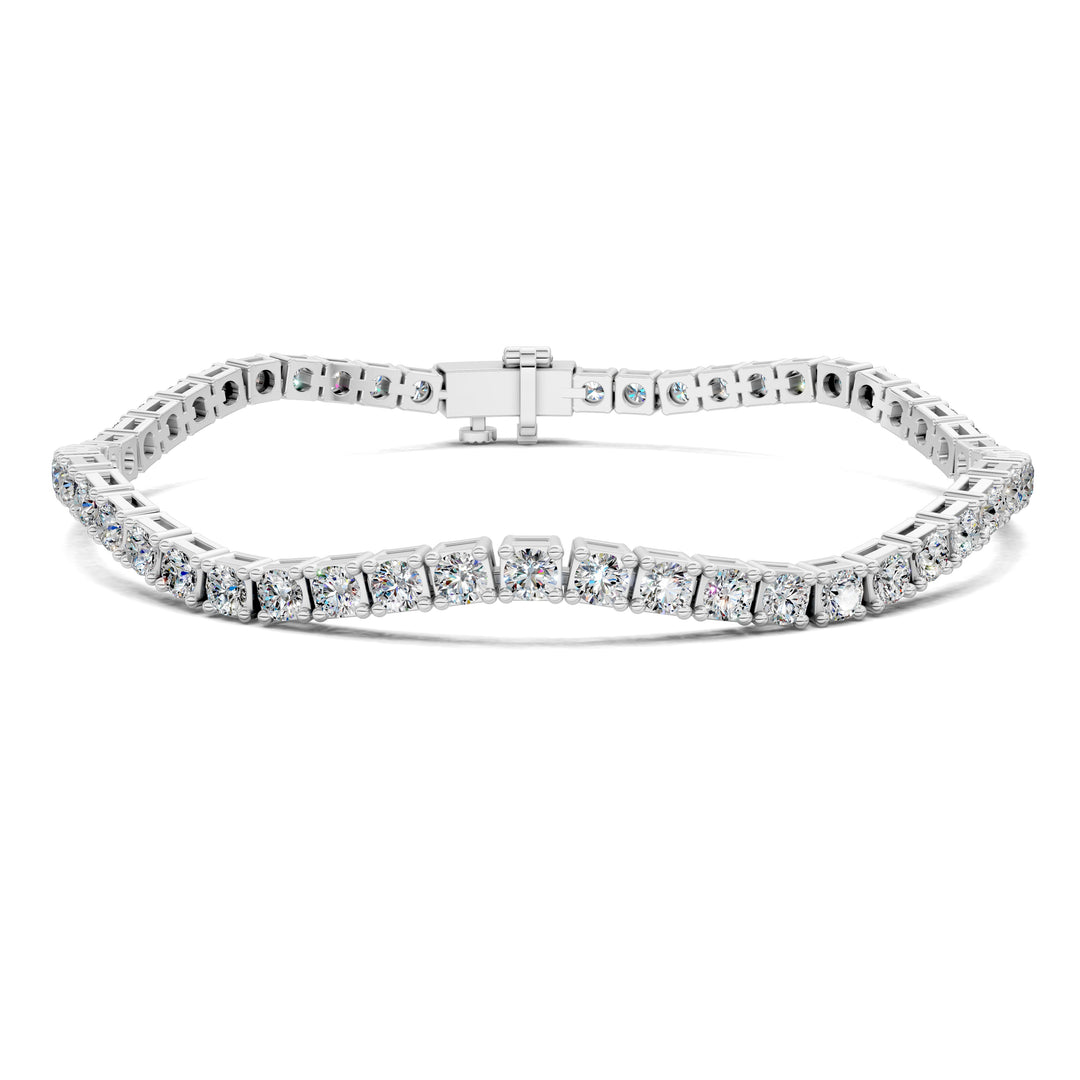 Wave Tennis Bracelet (5 TCW)