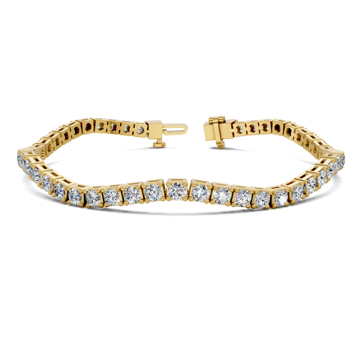 Wave Tennis Bracelet (5 TCW)