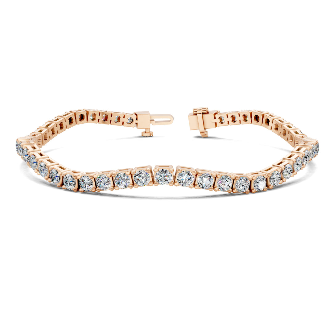 Wave Tennis Bracelet (5 TCW)