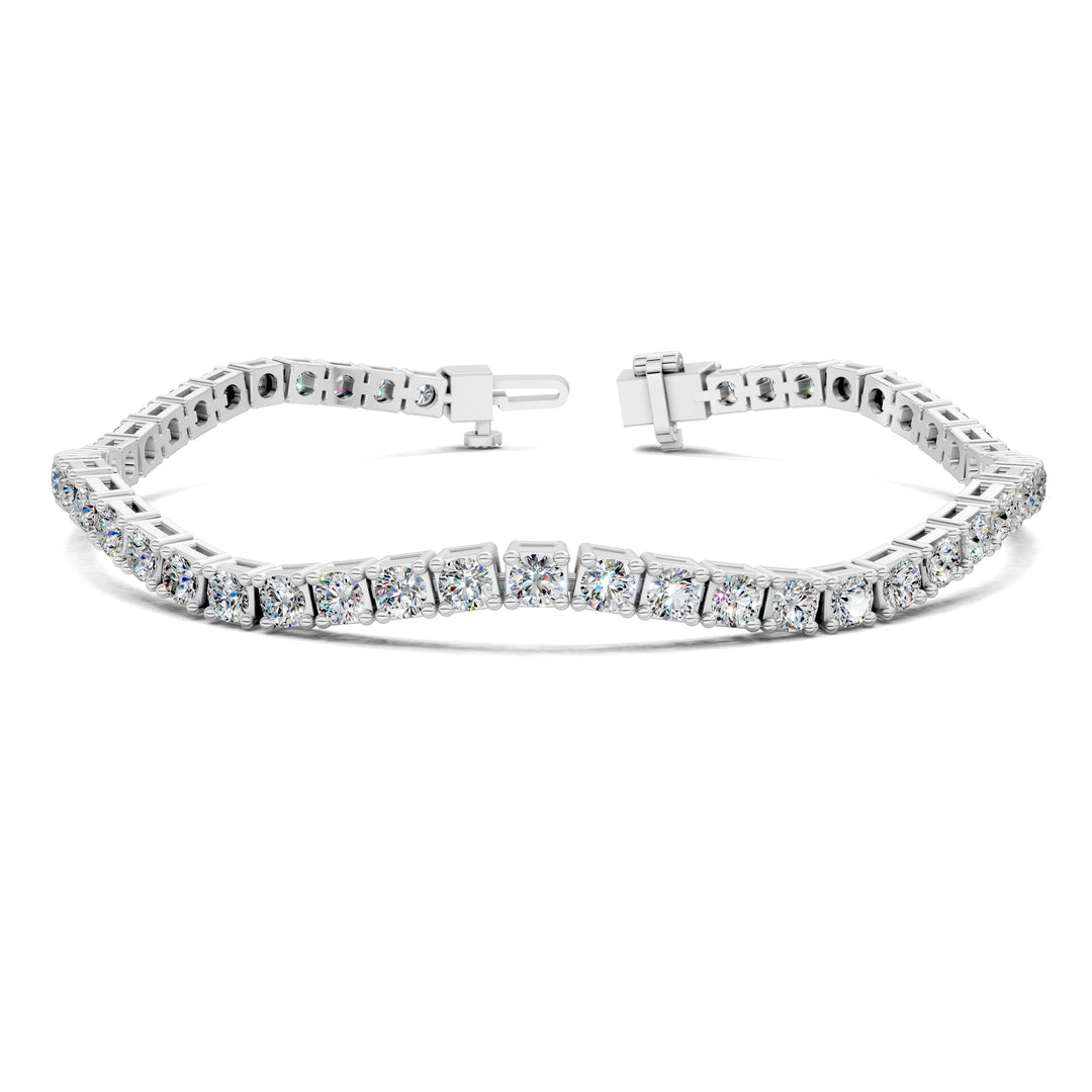 Wave Tennis Bracelet (5 TCW)