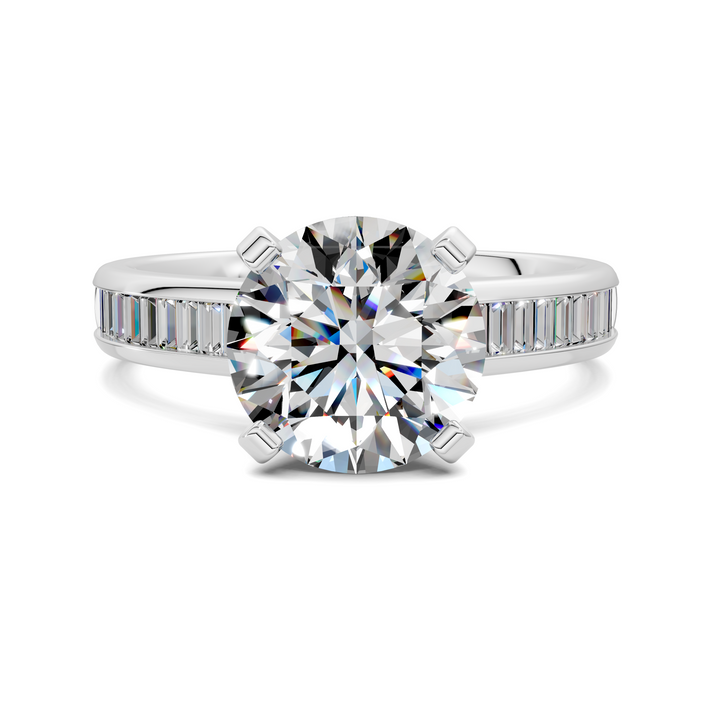 Cindy Baguette Channel Ring