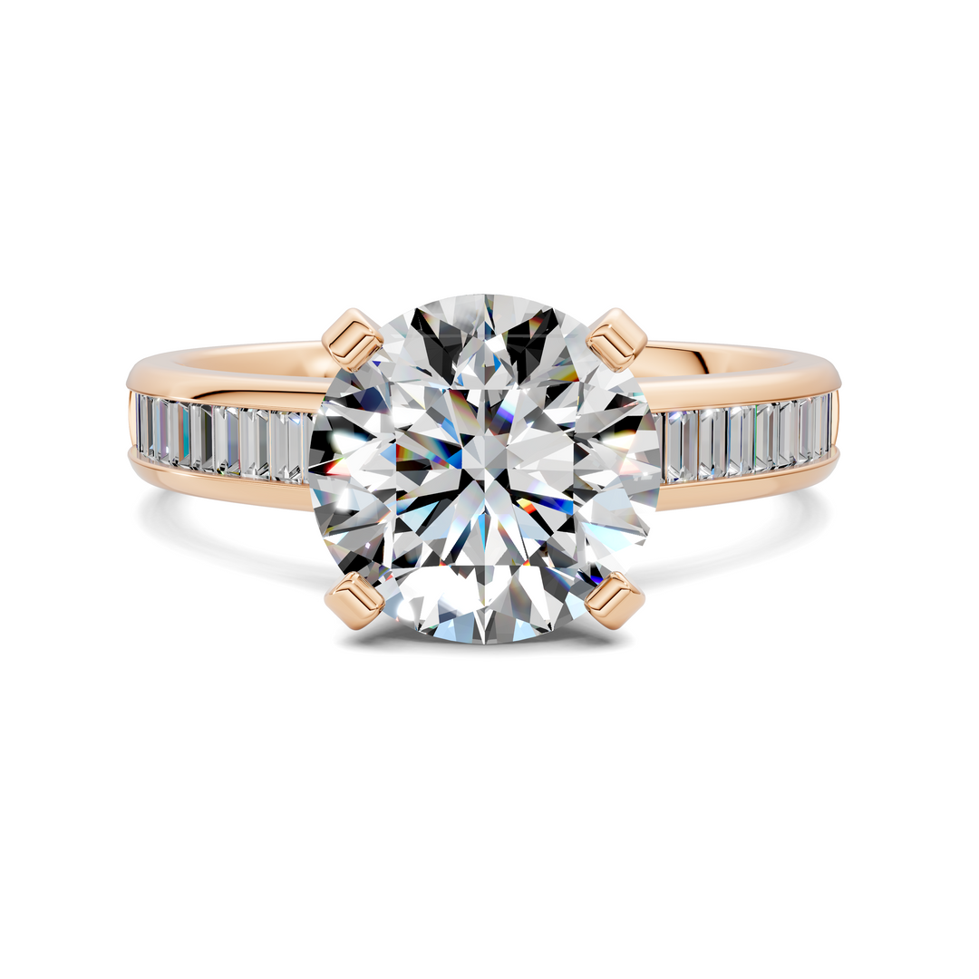 Cindy Baguette Channel Ring