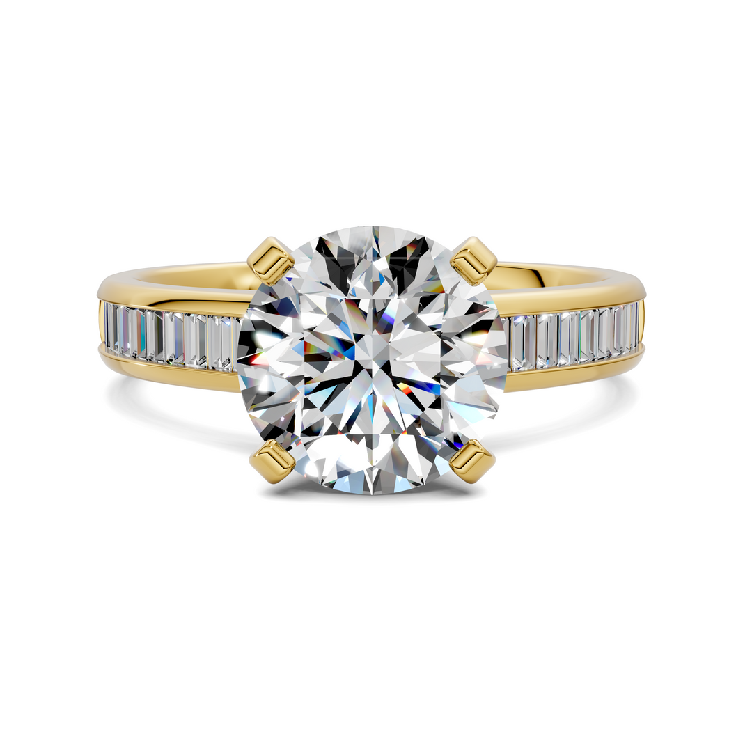 Cindy Baguette Channel Ring