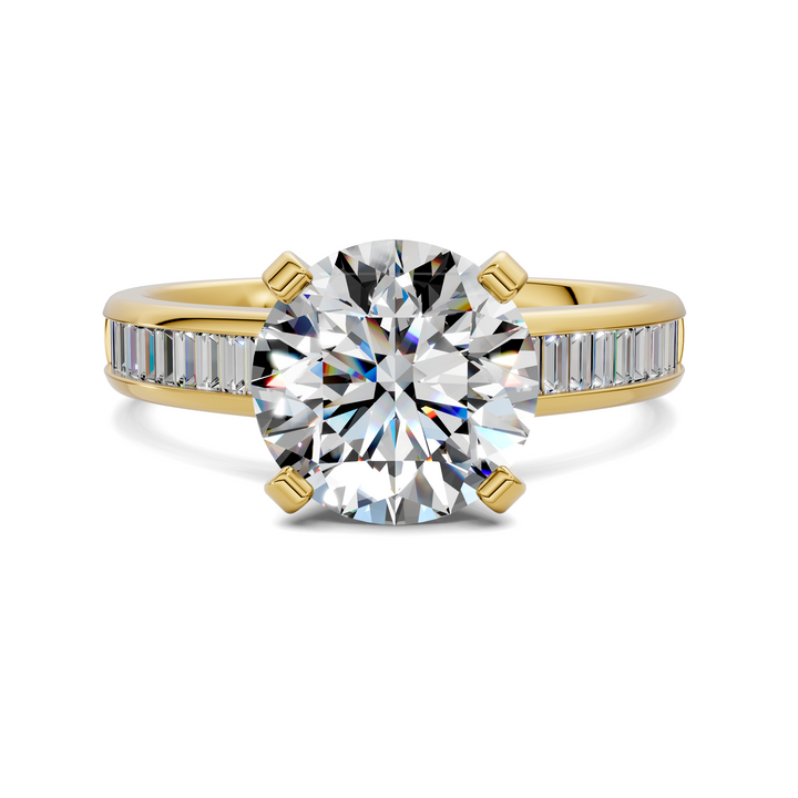 Cindy Baguette Channel Ring