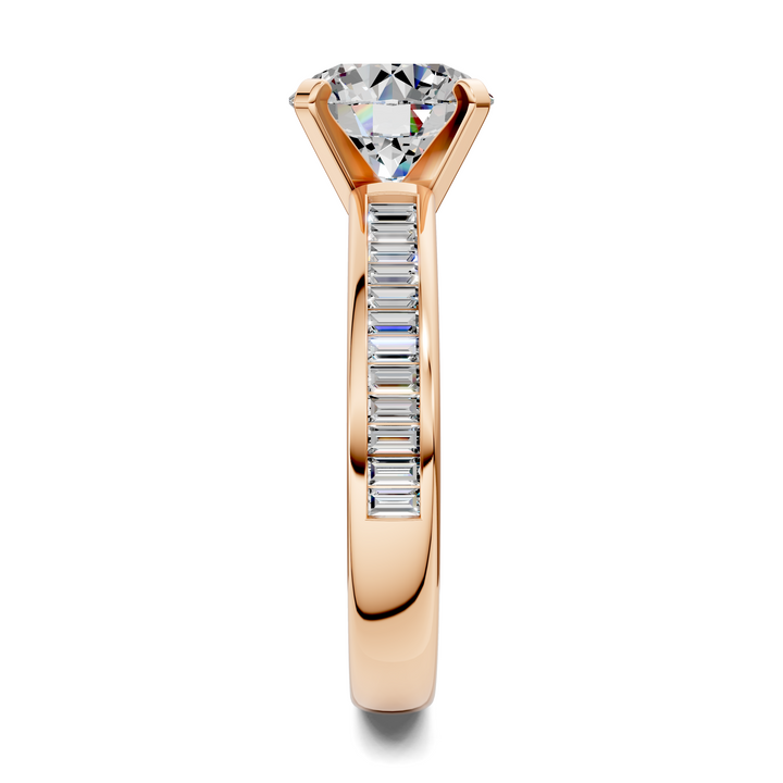 Cindy Baguette Channel Ring