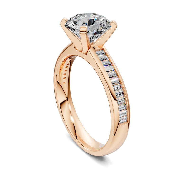 Cindy Baguette Channel Ring