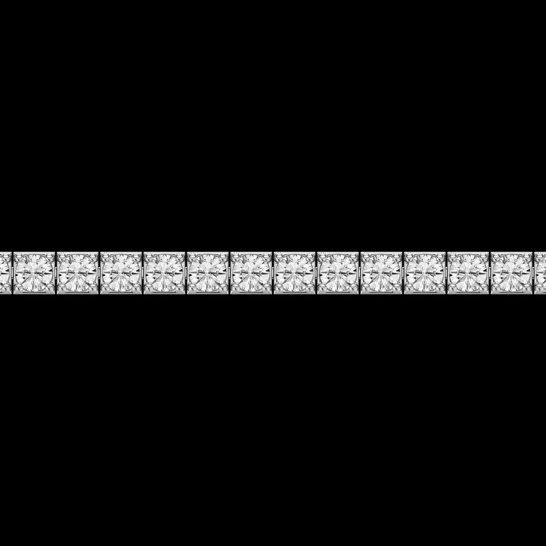 Classic White Gold Round Brilliant Diamond Tennis Bracelet