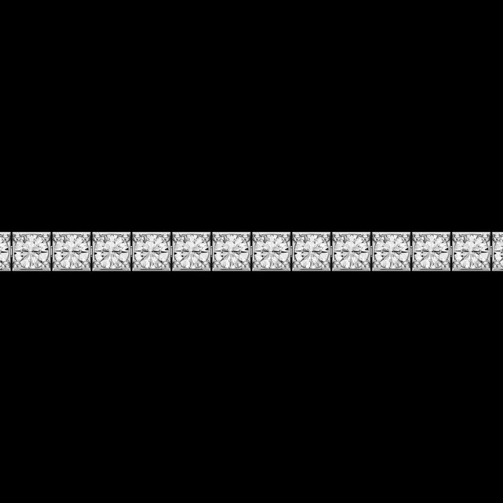 Classic White Gold Round Brilliant Diamond Tennis Bracelet