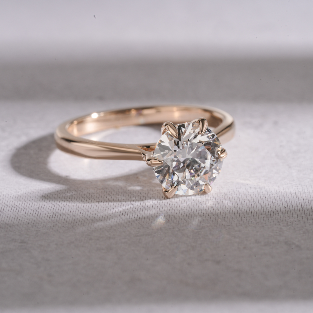 Michelle Solitaire six prong Ring