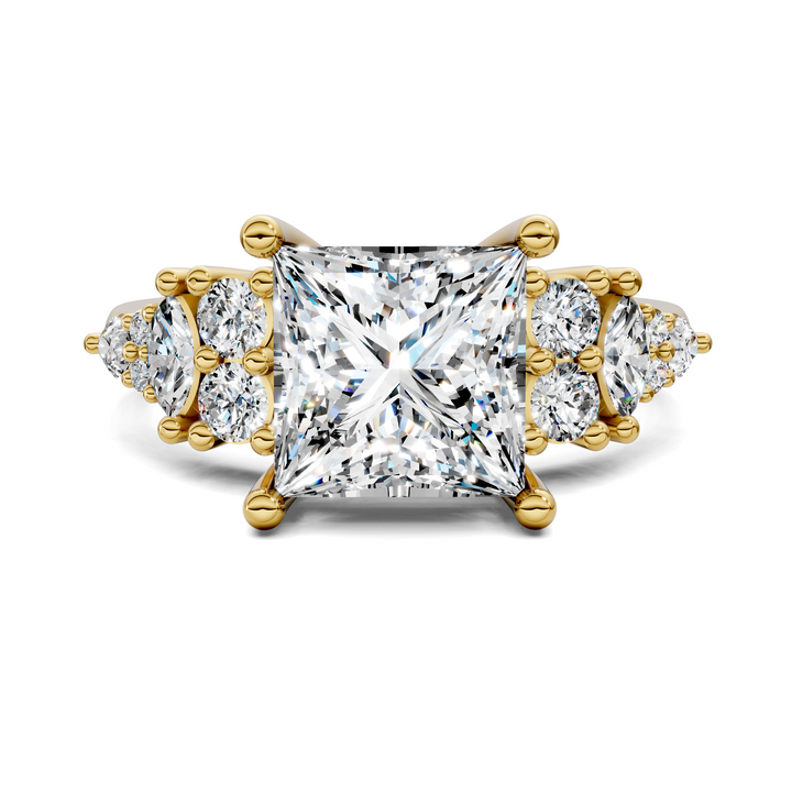 Bobbie Marquise and Round Cluster Ring