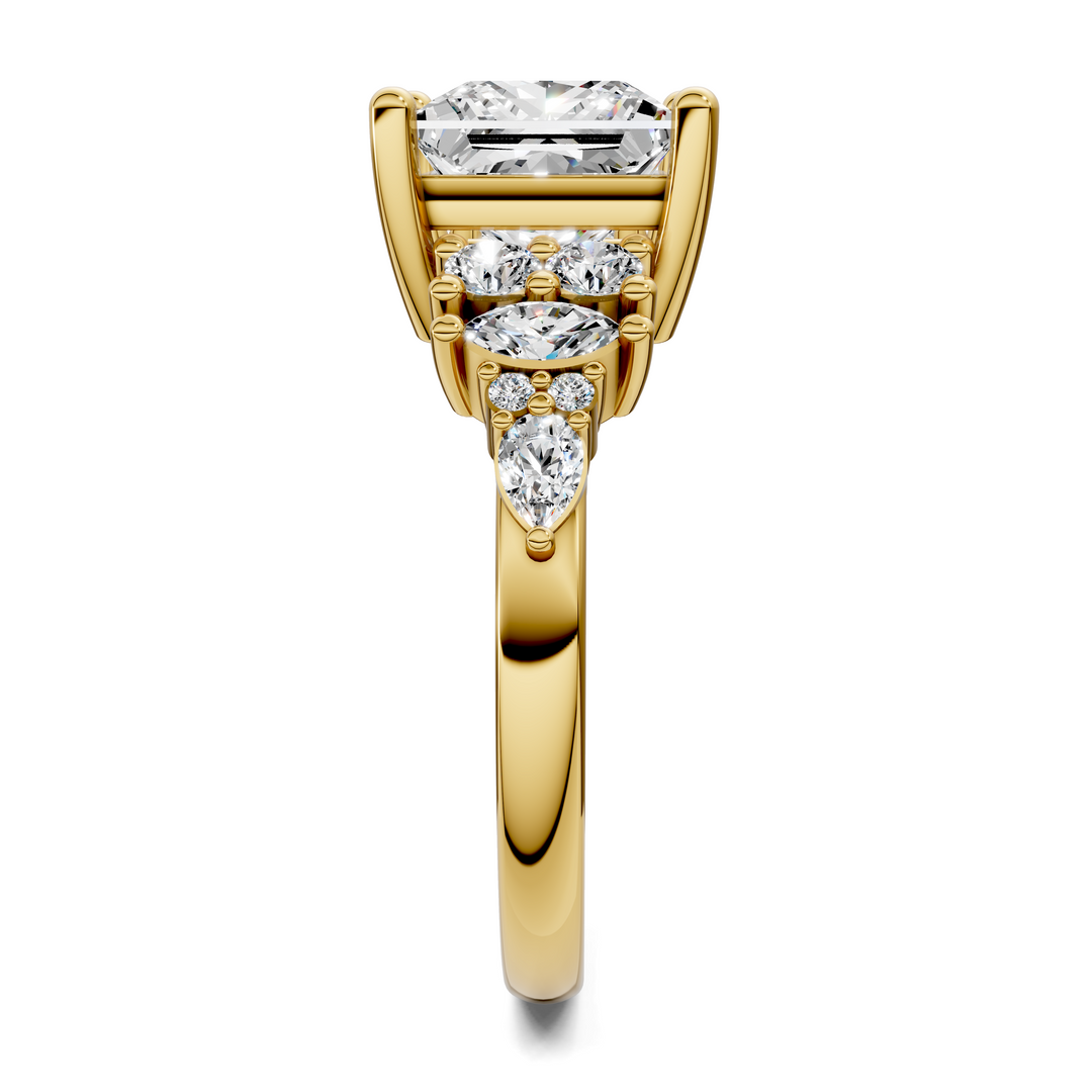 Bobbie Marquise and Round Cluster Ring