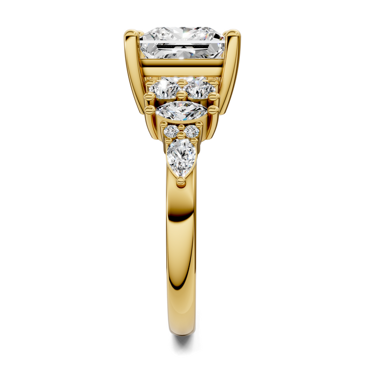 Bobbie Marquise and Round Cluster Ring