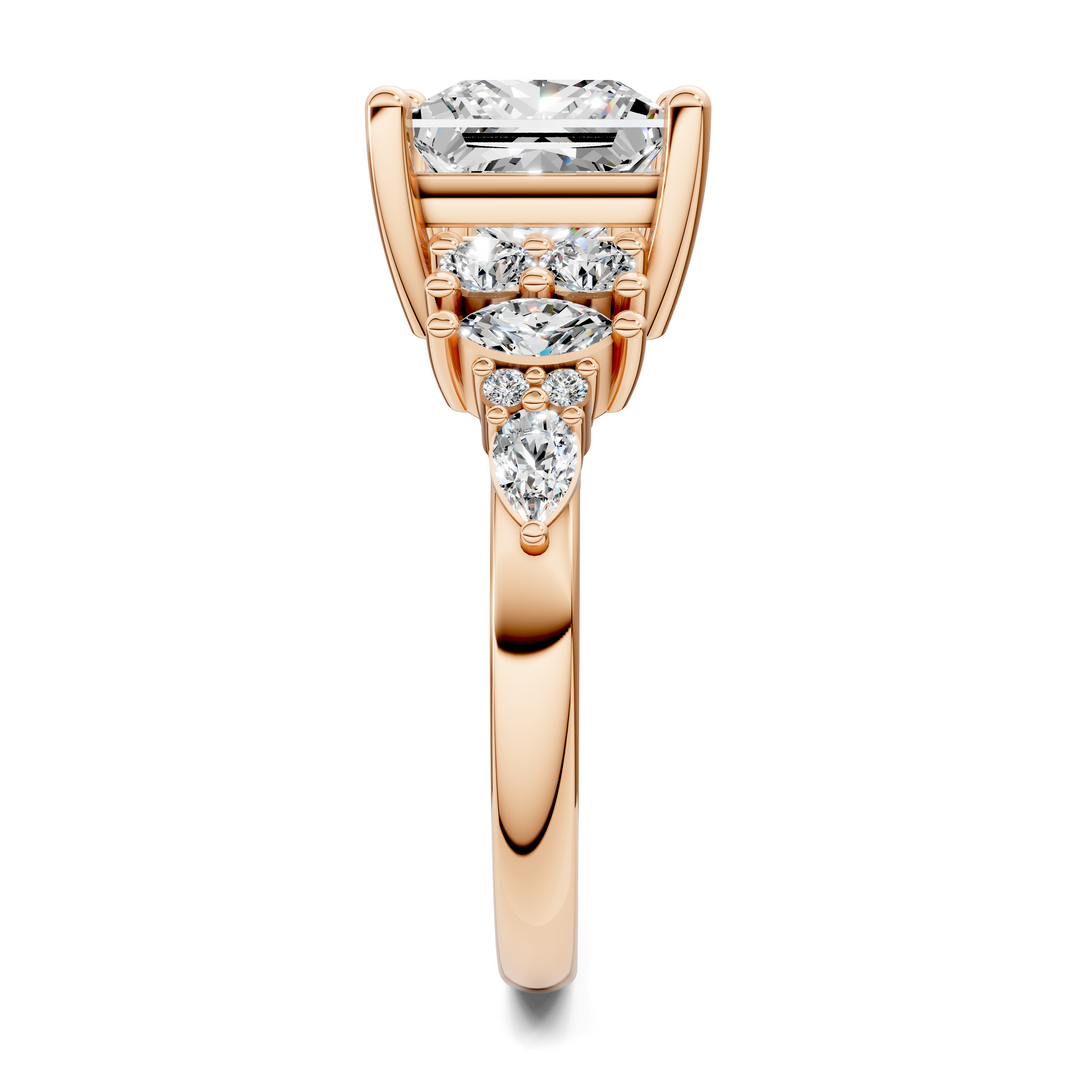 Bobbie Marquise and Round Cluster Ring