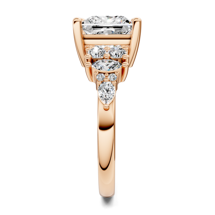 Bobbie Marquise and Round Cluster Ring Setting