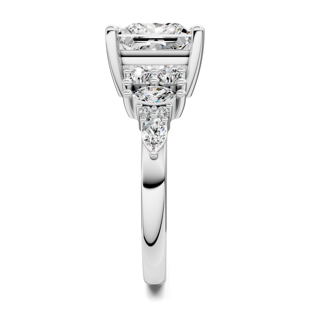 Bobbie Marquise and Round Cluster Ring