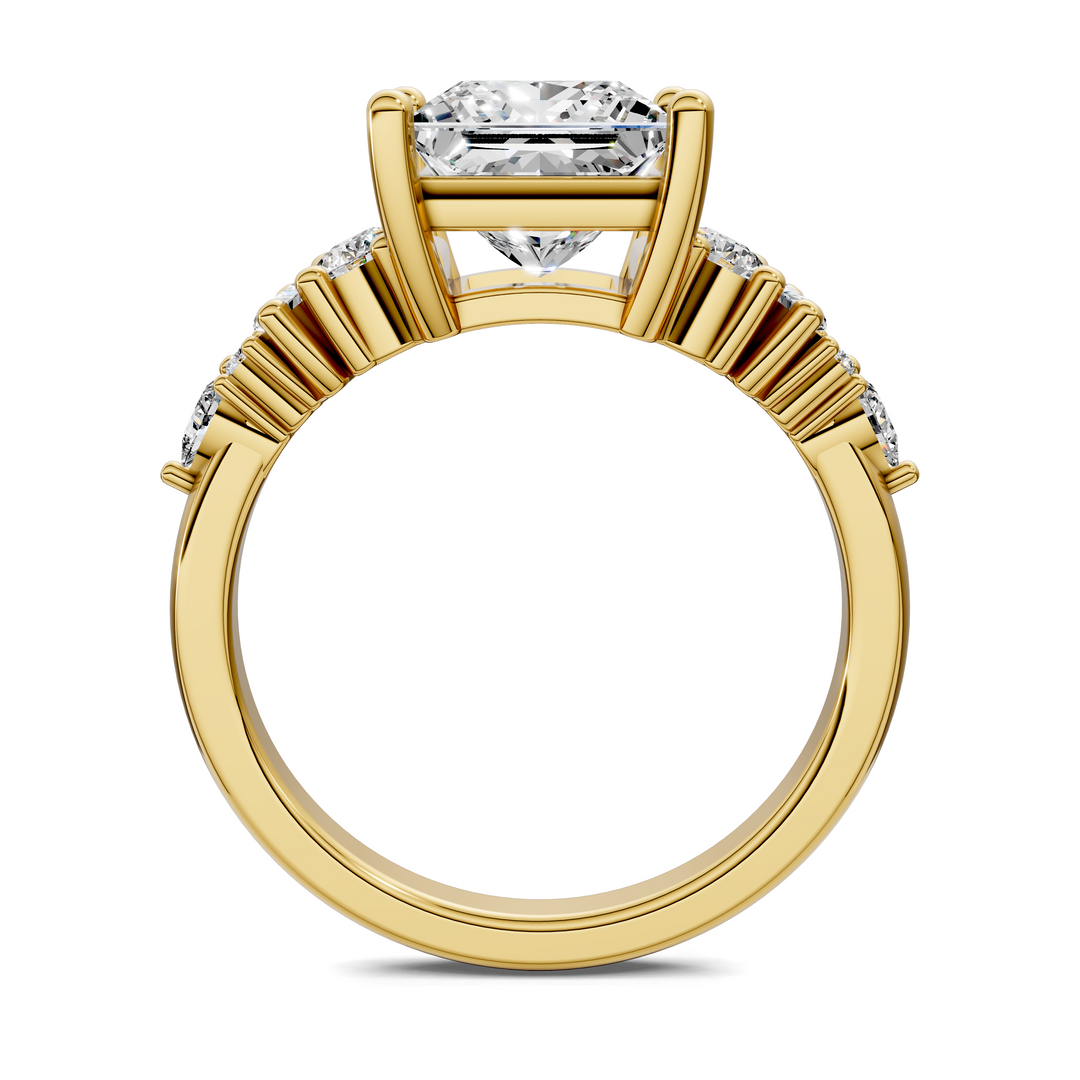 Bobbie Marquise and Round Cluster Ring