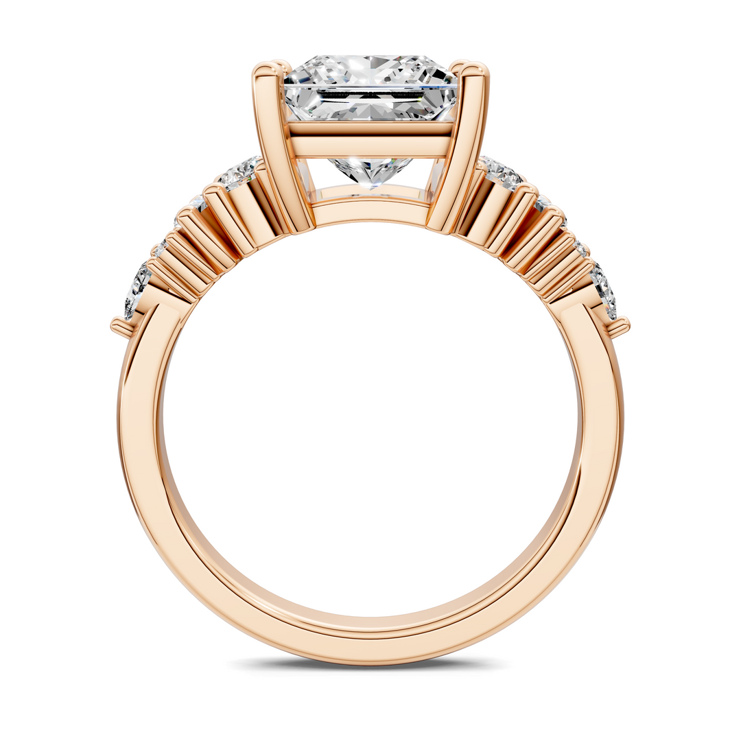 Bobbie Marquise and Round Cluster Ring