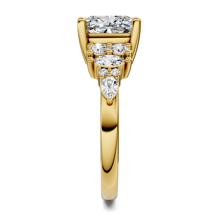 Bobbie Marquise and Round Cluster Ring