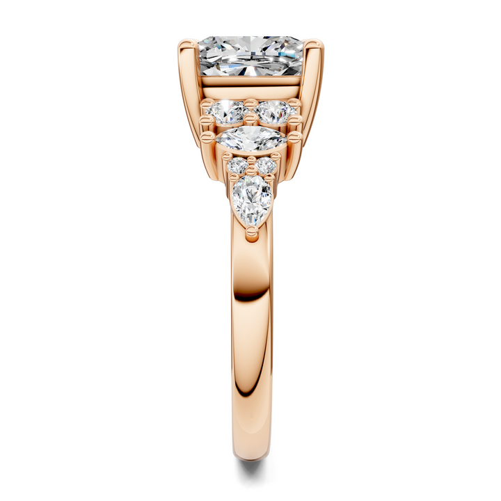Bobbie Marquise and Round Cluster Ring
