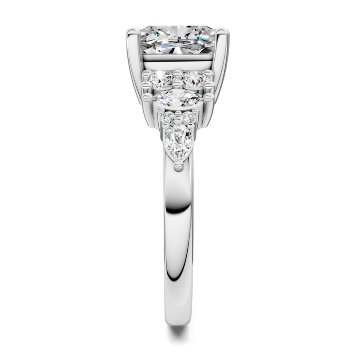 Bobbie Marquise and Round Cluster Ring