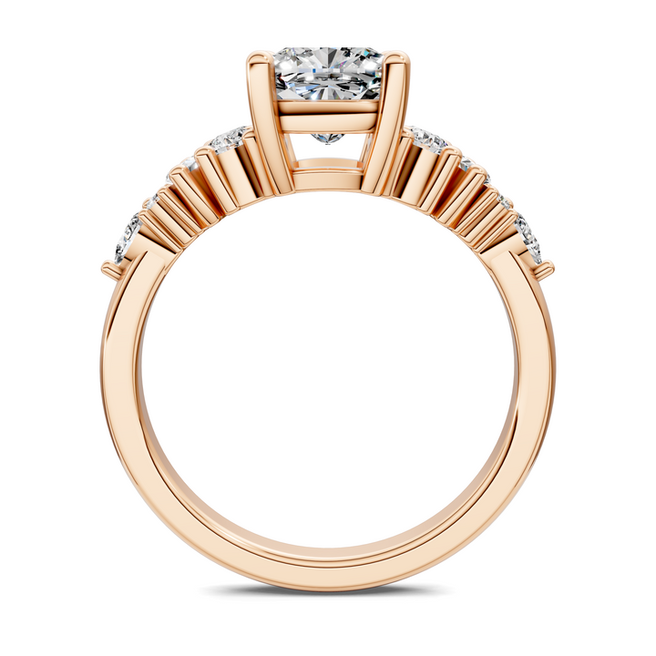 Bobbie Marquise and Round Cluster Ring Setting
