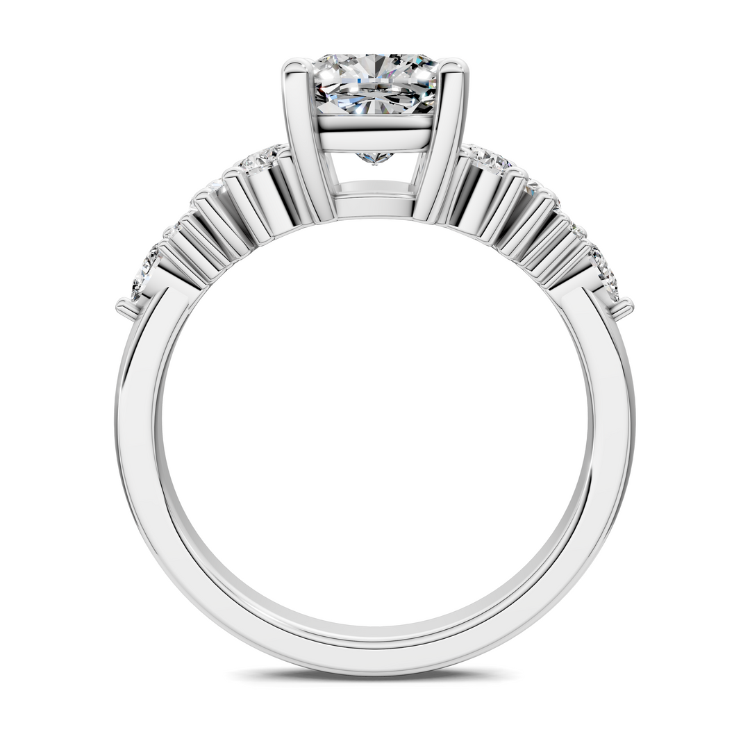 Bobbie Marquise and Round Cluster Ring