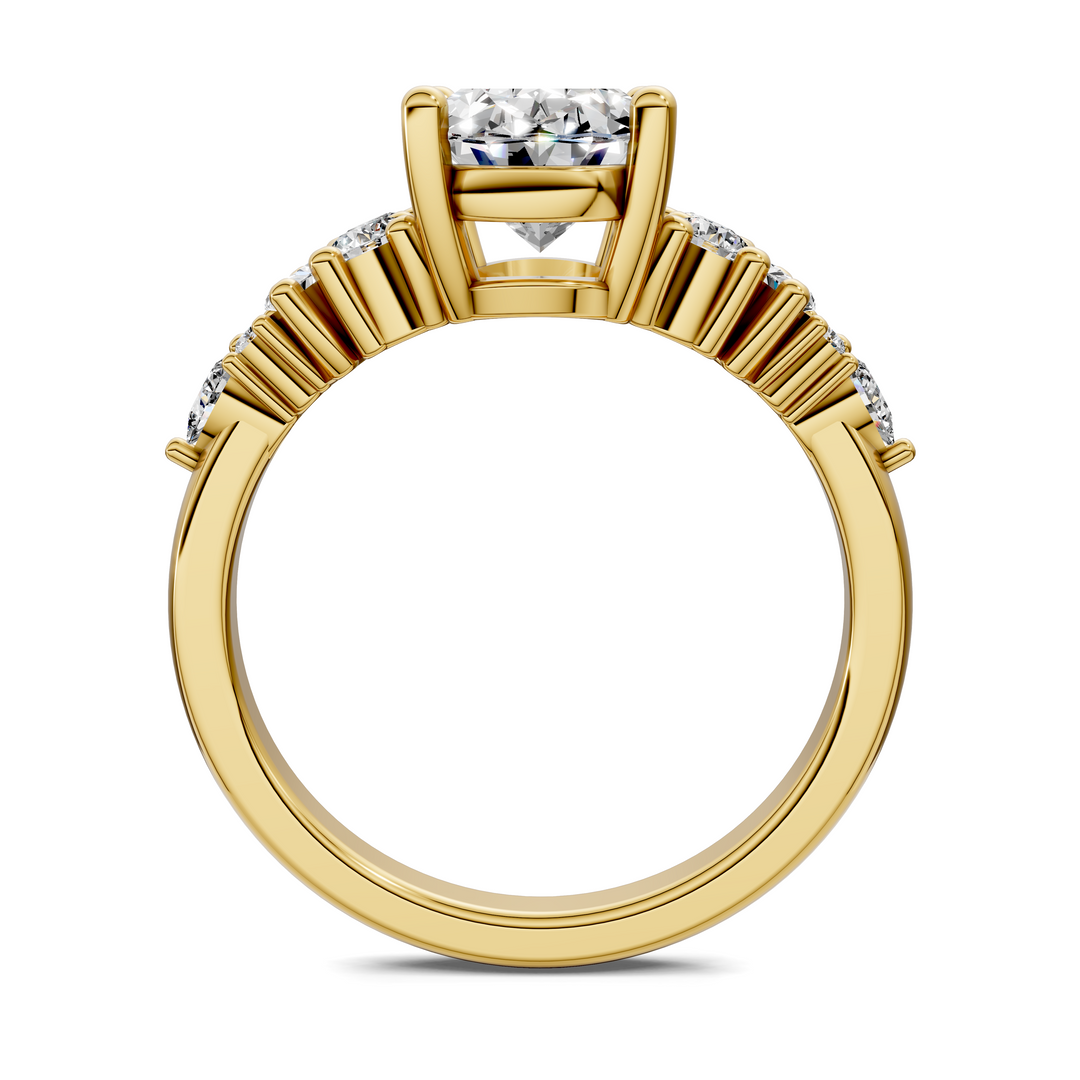 Bobbie Marquise and Round Cluster Ring