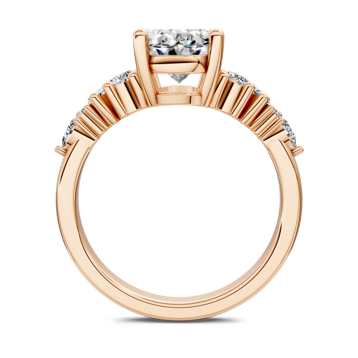 Bobbie Marquise and Round Cluster Ring Setting