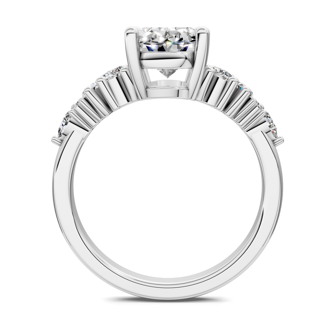 Bobbie Marquise and Round Cluster Ring Setting