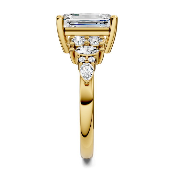 Bobbie Marquise and Round Cluster Ring