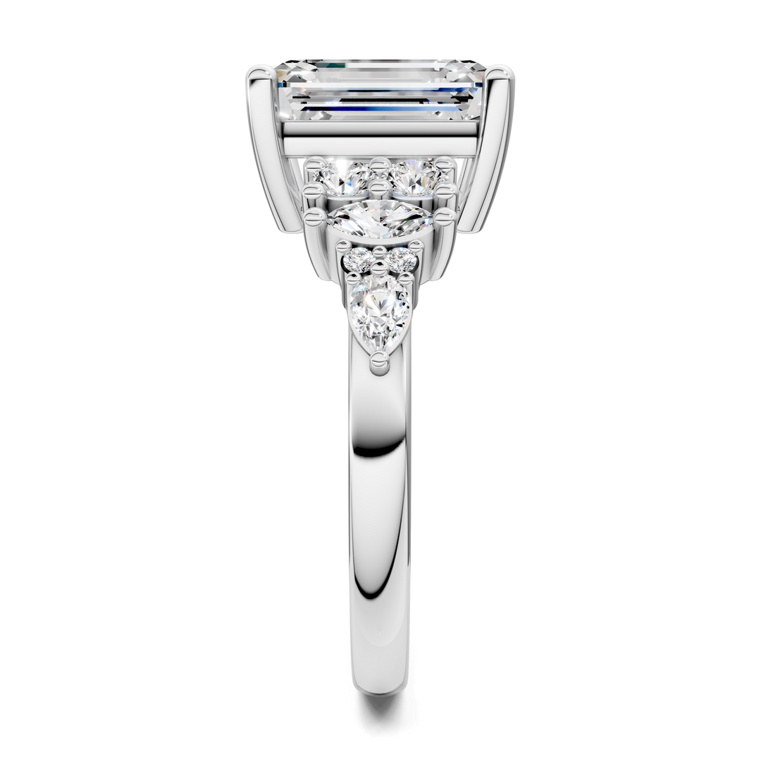 Bobbie Marquise and Round Cluster Ring