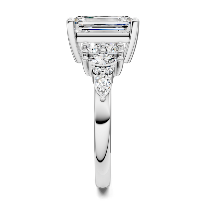 Bobbie Marquise and Round Cluster Ring Setting
