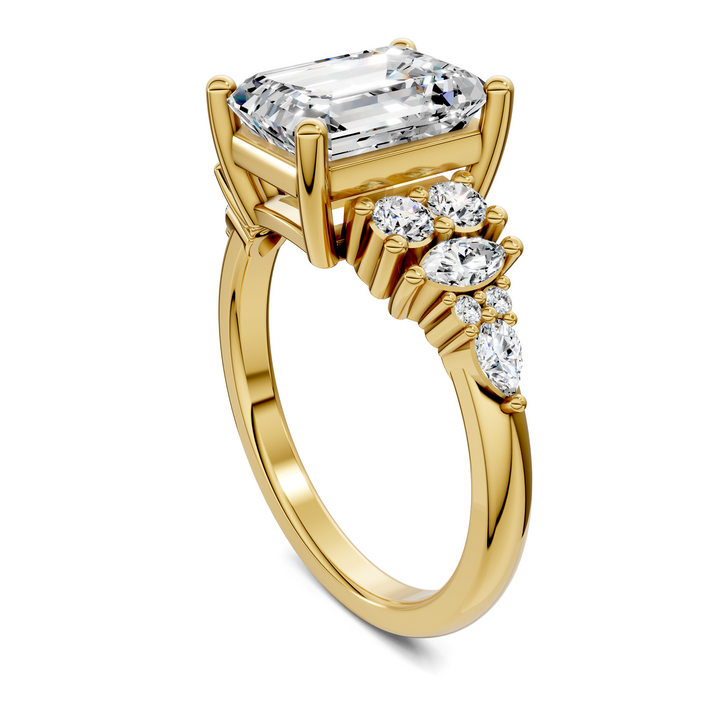 Bobbie Marquise and Round Cluster Ring