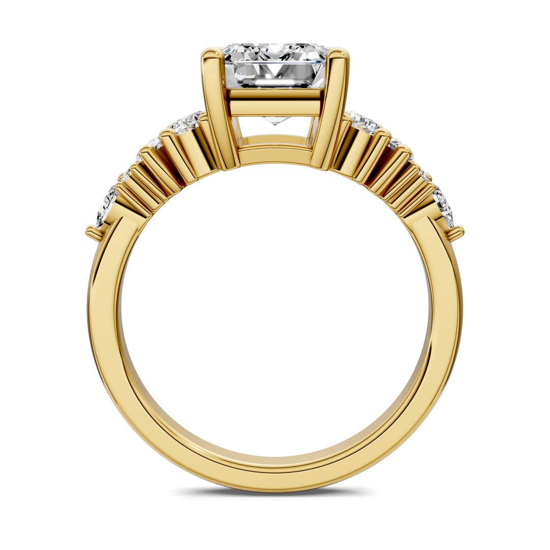 Bobbie Marquise and Round Cluster Ring Setting