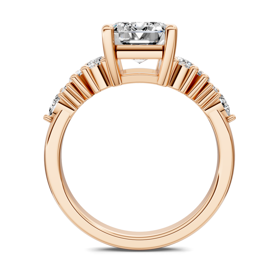 Bobbie Marquise and Round Cluster Ring Setting