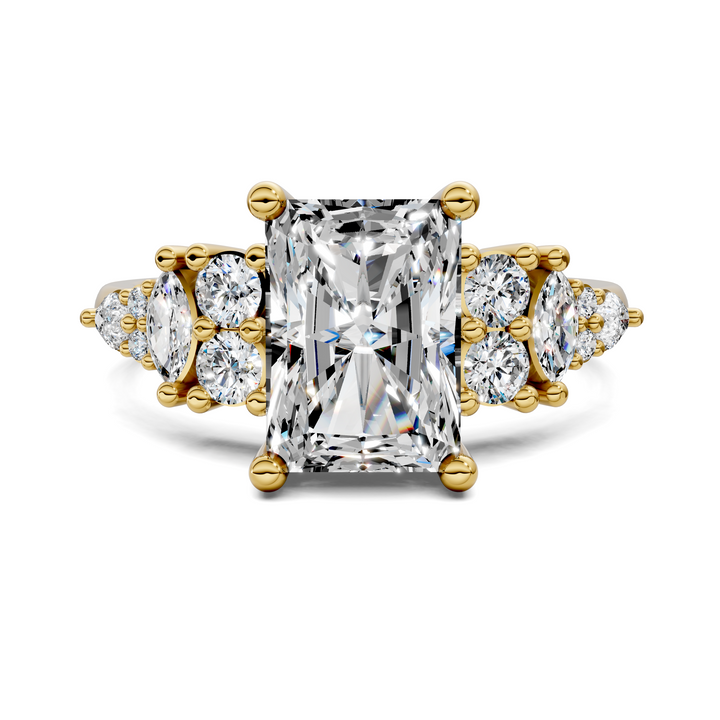 Bobbie Marquise and Round Cluster Ring