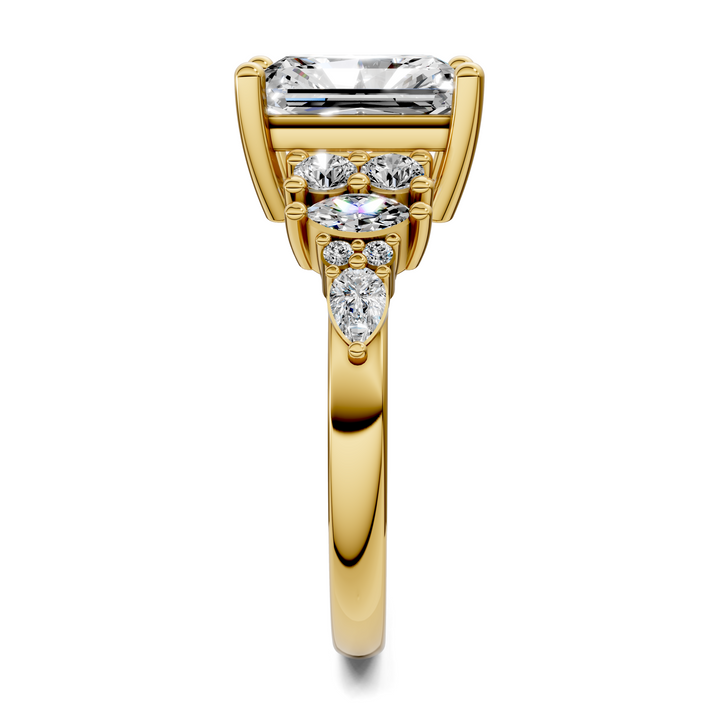 Bobbie Marquise and Round Cluster Ring Setting