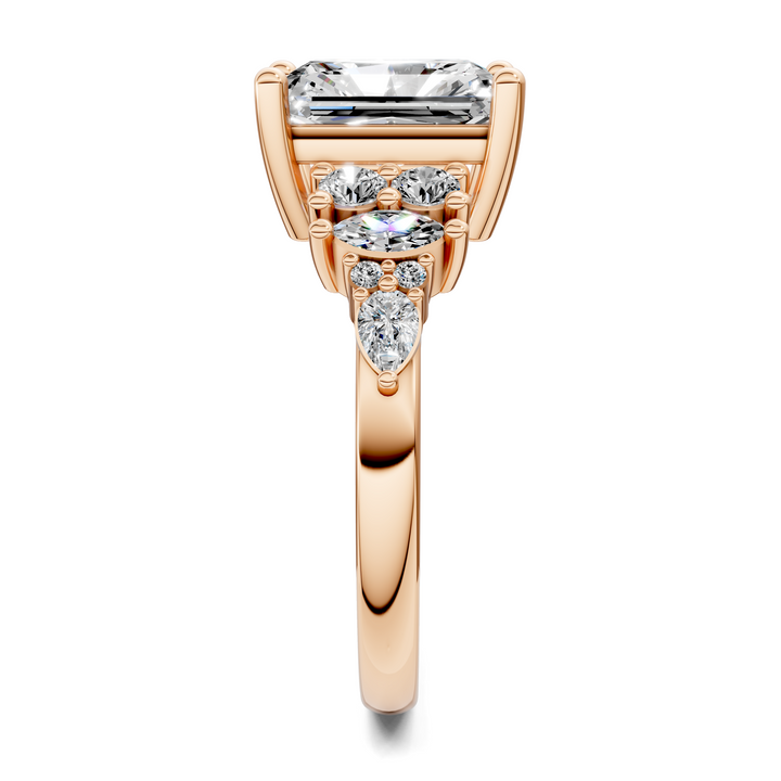 Bobbie Marquise and Round Cluster Ring