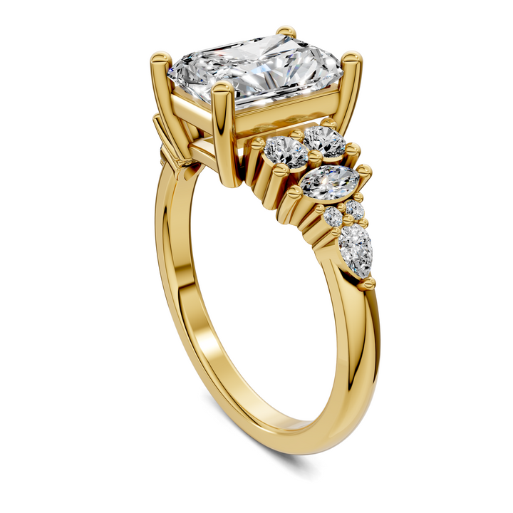 Bobbie Marquise and Round Cluster Ring