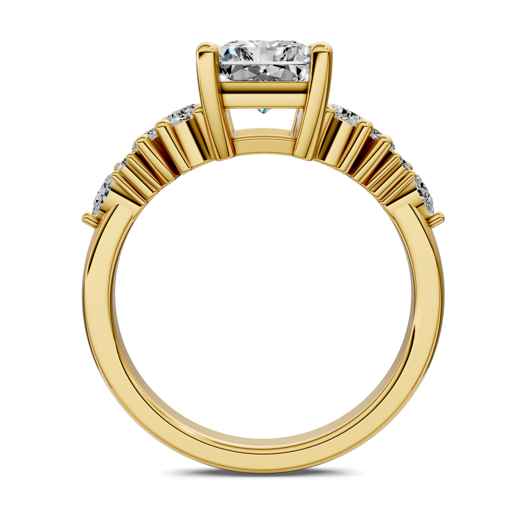 Bobbie Marquise and Round Cluster Ring Setting