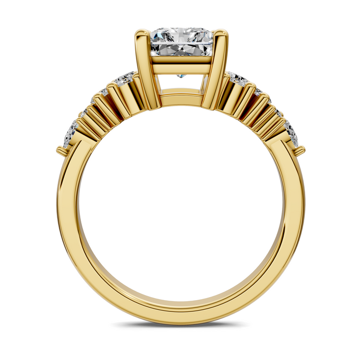 Bobbie Marquise and Round Cluster Ring Setting