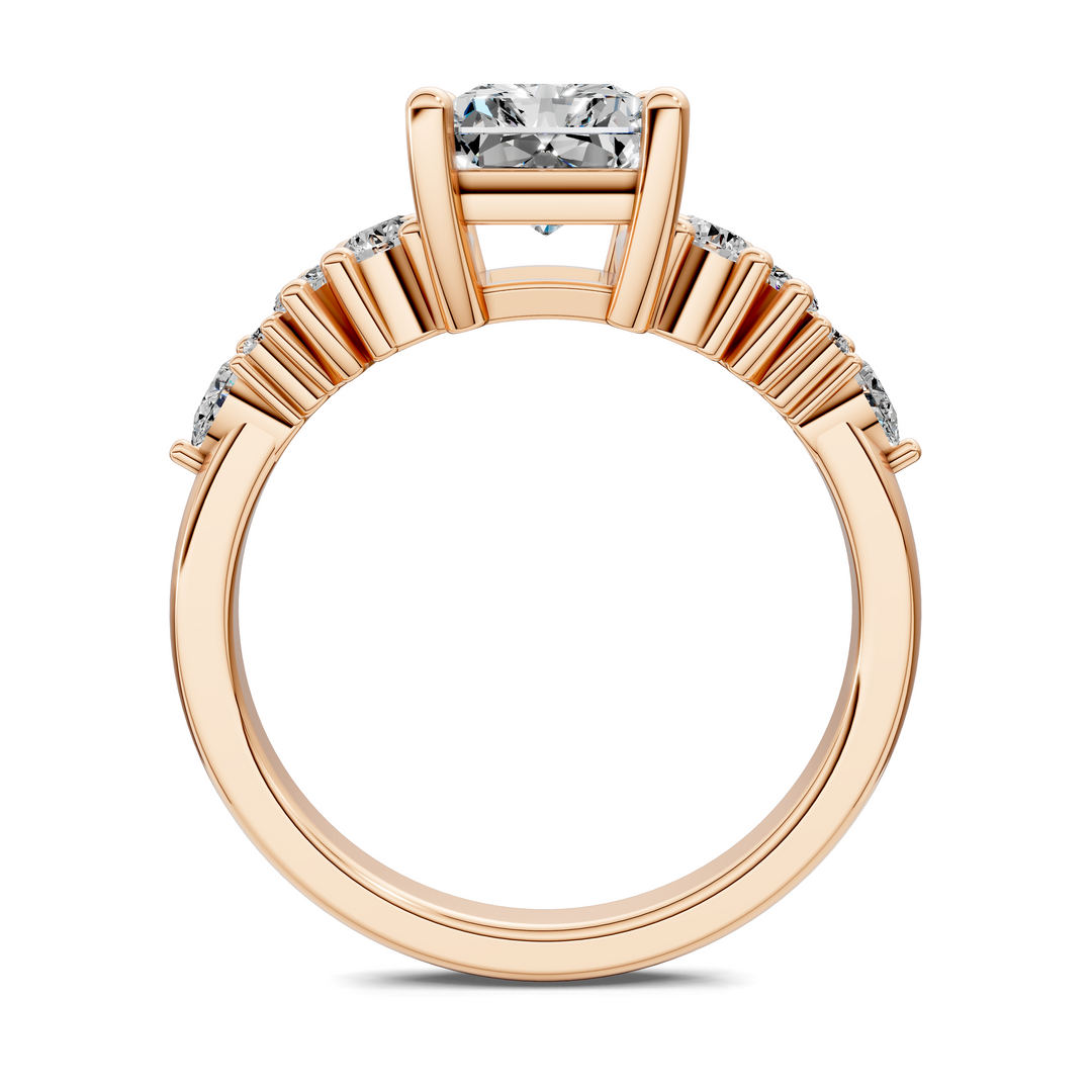 Bobbie Marquise and Round Cluster Ring