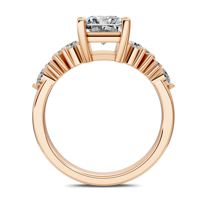 Bobbie Marquise and Round Cluster Ring