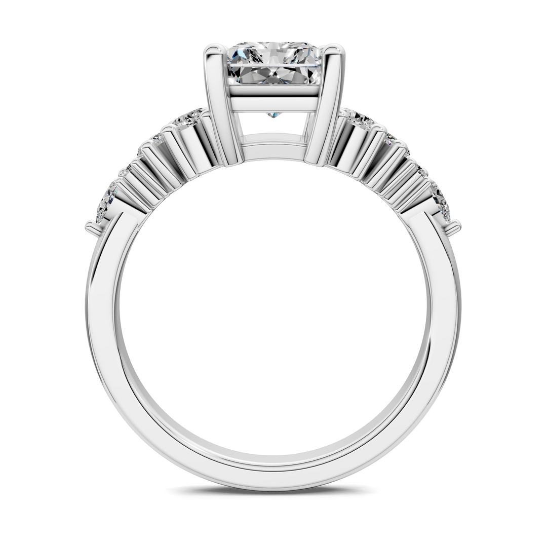 Bobbie Marquise and Round Cluster Ring