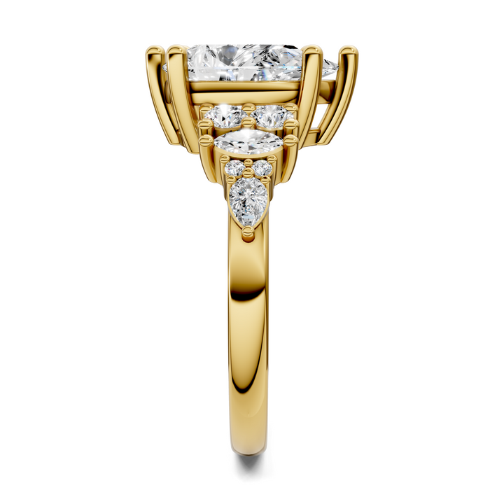 Bobbie Marquise and Round Cluster Ring