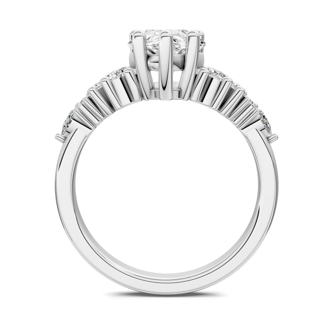 Bobbie Marquise and Round Cluster Ring Setting