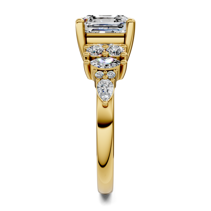 Bobbie Marquise and Round Cluster Ring