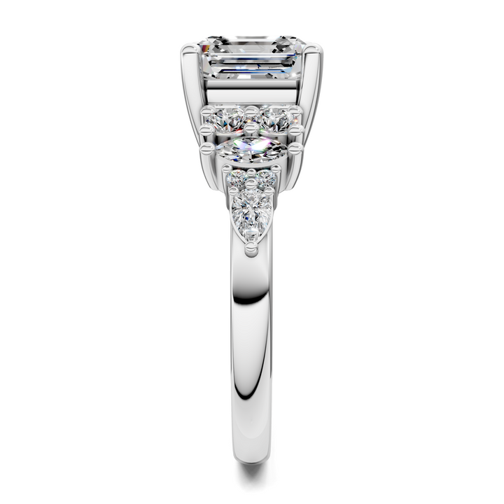 Bobbie Marquise and Round Cluster Ring